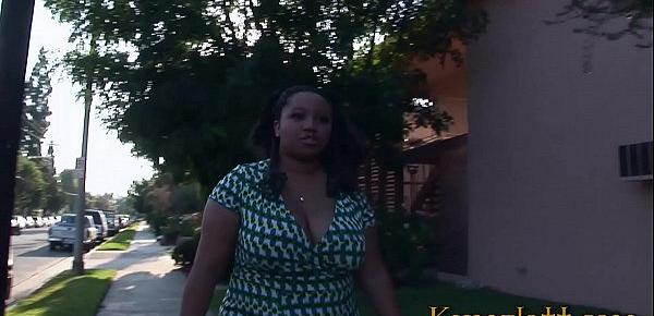  Kumalott - Short black guy with MASSIVE DICK Bang a BBW